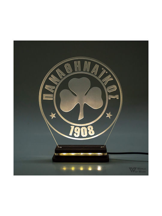 World of Wood Διακοσμητικό Φωτιστικό World Wood LED 19x17εκ.