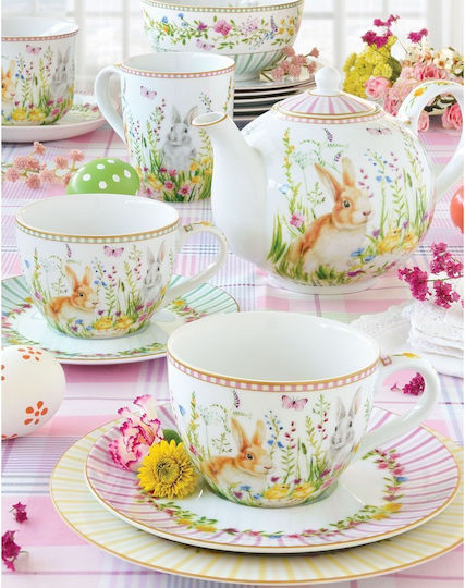 Borcan pentru biscuiți Harry de Paște 14x16cm Porțelan
