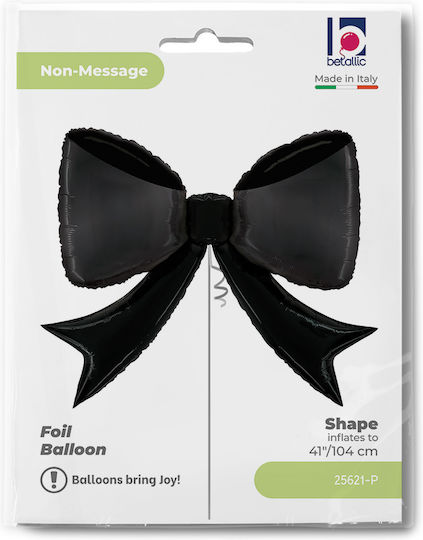 41"" Black Balloon Bow