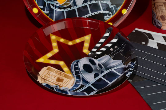 Cinema Plate for Party 6 Pieces