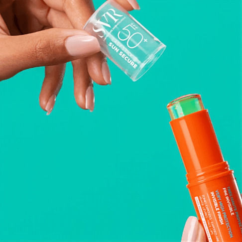 SVR Laboratoire Dermatologique Sun Secure Αδιάβροχο Αντηλιακό Stick Σώματος SPF50+ 10gr