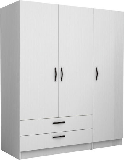 Dreifachtür Victoria 150x60x181cm White Dreifachtür Victoria 150x60x181cm White