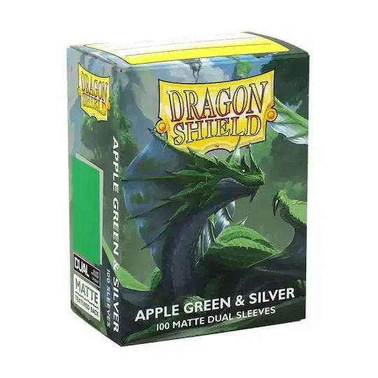 Dragon Shield Matte Dual Card Sleeves Standard Size 100pcs Green