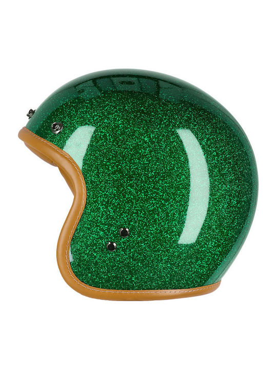 13 1/2 Magazine Skull Bucket Lucky Clover Каска за Мотор Джет ECE 22.06