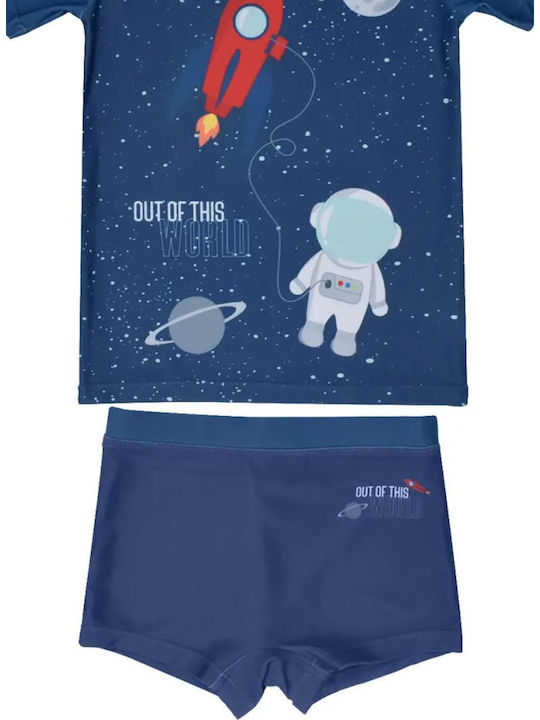 Tres Chic Kinder Badebekleidung Set Blau