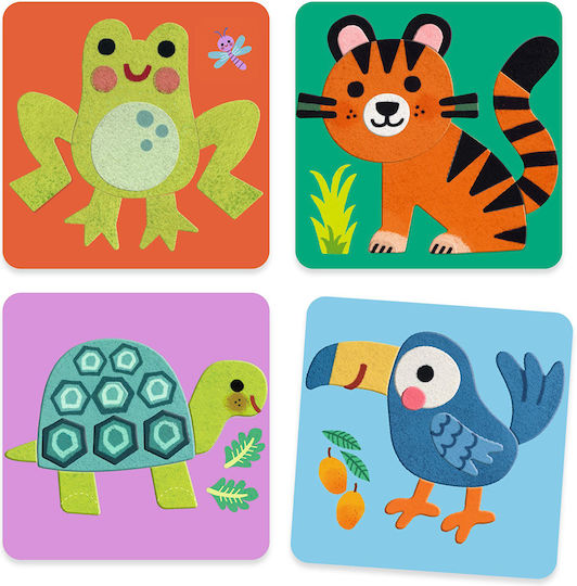 Djeco Djeco Kinderkunst Collage Tiere