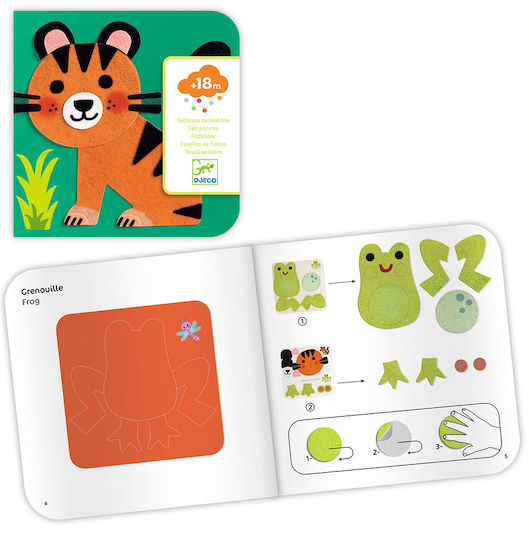 Djeco Djeco Kinderkunst Collage Tiere