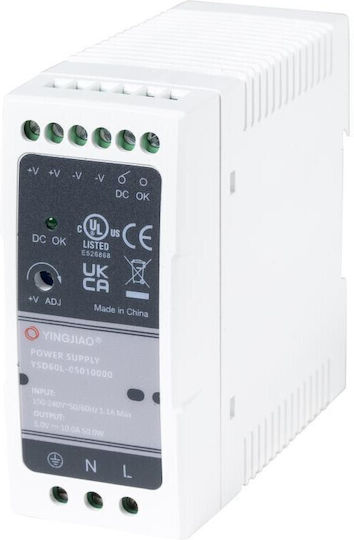 DIN-Schienen-Netzteil mit Ausgang 48V und Leistung 60W 1.25A