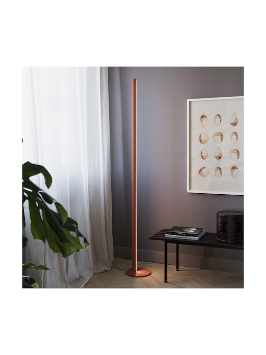 Ideal Lux Dorica LED Φωτιστικό Δαπέδου Υ190εκ. Πορτοκαλί