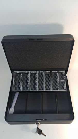 Olympia Kassenschrank mit Schloss CB 770 6031 Schwarz