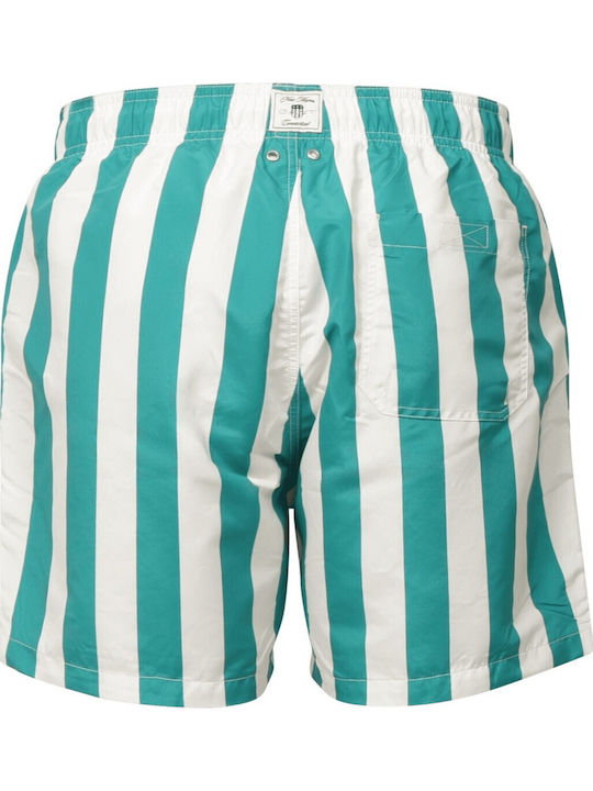 Men's Swim Shorts Turquoise Striped