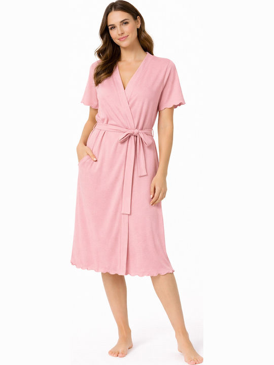 Relax Lingerie Summer Women's Robe Pink