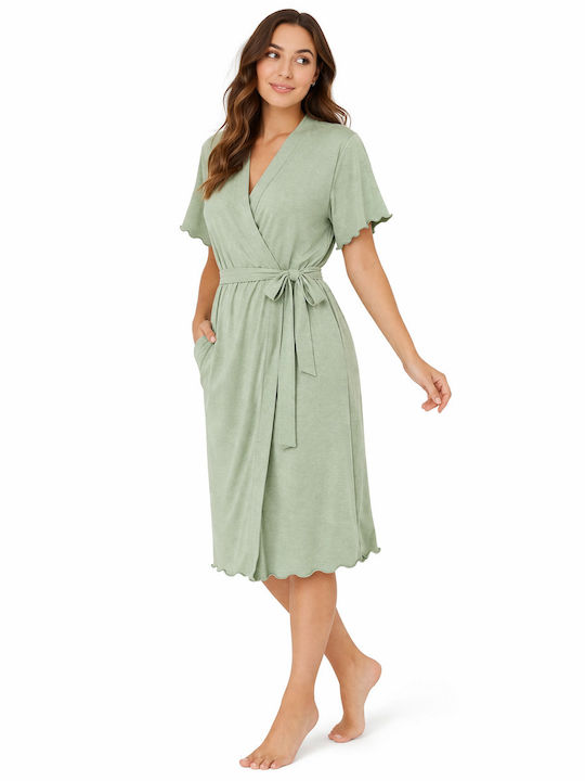 Relax Lingerie Summer Women's Robe Olive