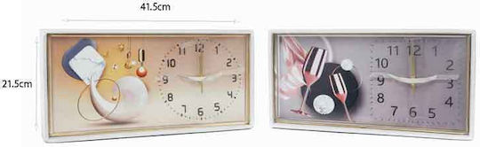 Decorative Silent Wall Clock Burgundy Decorative Silent Wall Clock Burgundy