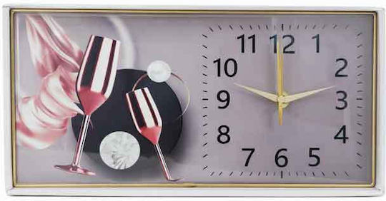 Decorative Silent Wall Clock Orange