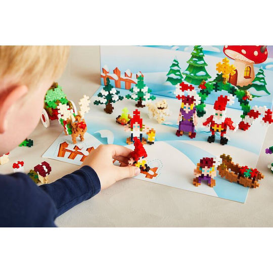 Plus Plus Advent Calendar Santas World
