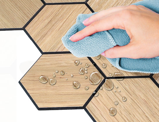 Decorative Wall Sticker Tiles 4 Pieces 25x23.2cm Douceur d'Intérieur