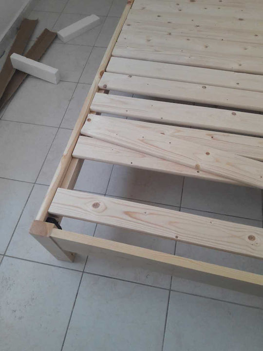 Νο 1 Υπόστρωμα Κρεβατιού Υπέρδιπλο Ξύλινο για Στρώμα 160x190cm Επιλογές Χρώματος