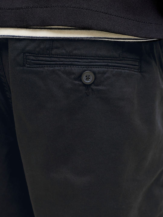 Herren Shorts Chino Schwarz