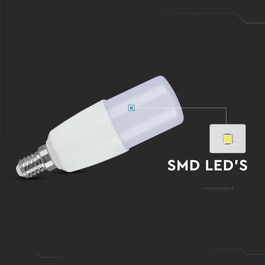 V-TAC LED Bulb 7.5W 100mm for Socket E14 and Shape T37 Warm White 660lm