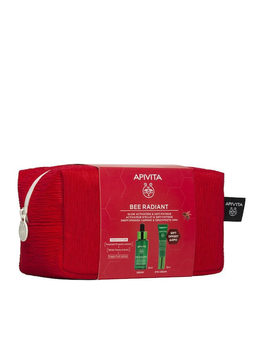 Apivita Bee Radiant Set Îngrijire Pentru Anti-îmbătrânire & Strălucire 3 Bucăți