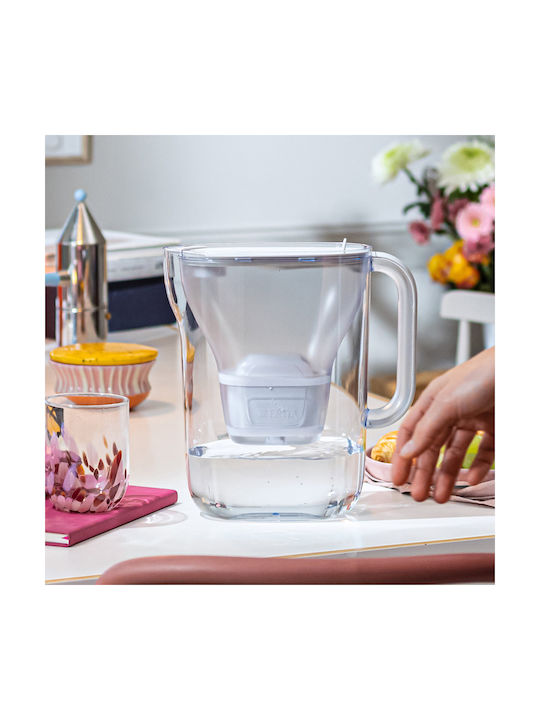 Brita Style Essential Serving Jug Plastic with Filter 2400ml 4 Pieces
