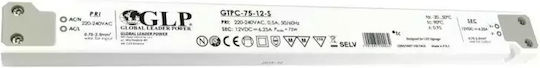 MPL LED Захранване Мощност 75W с Изходно Напрежение 12V