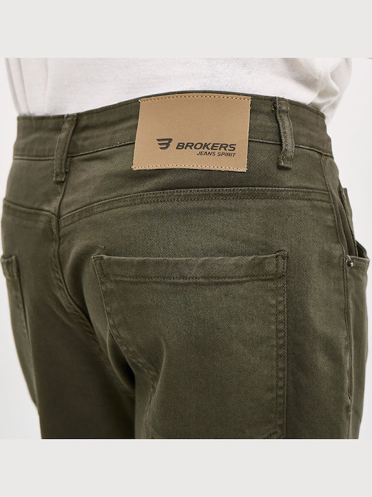 Men's Denim Khaki Shorts