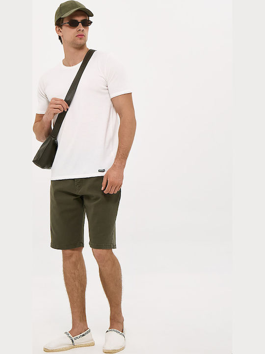 Men's Denim Khaki Shorts