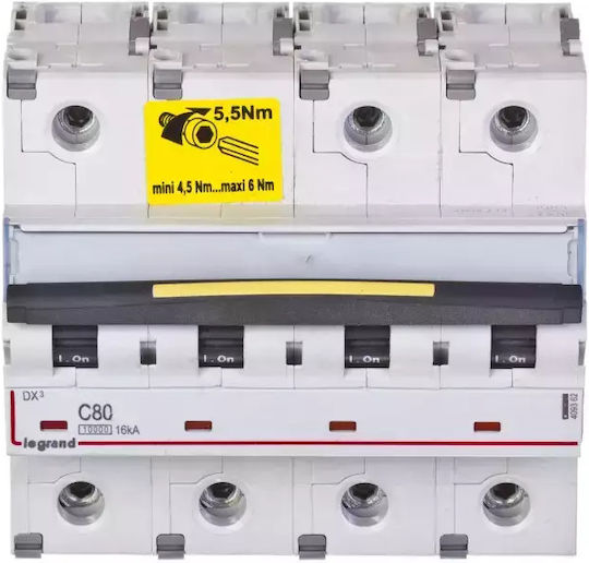Legrand Siguranță automată 80A Tetrapolară AC 409362