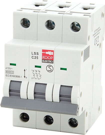 Αυτοματακι 3p C 25a 4.5ka E.next Redpoint 25247