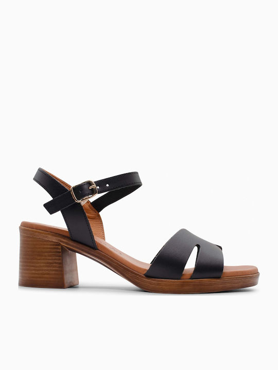 Anatomic Leather Sandals Black