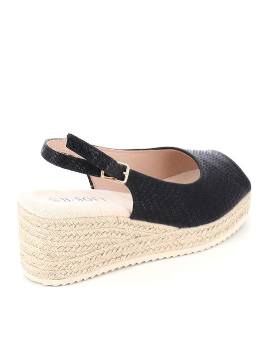 Summer Women's Platforms Black 267/98301_MAVRO