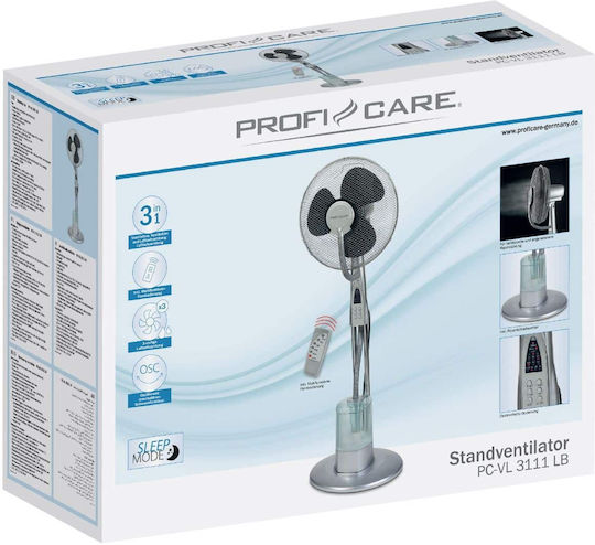 Vertical Room Ventilator Industrial Pe Piedestal Diametru 40cm cu Control la Distanță