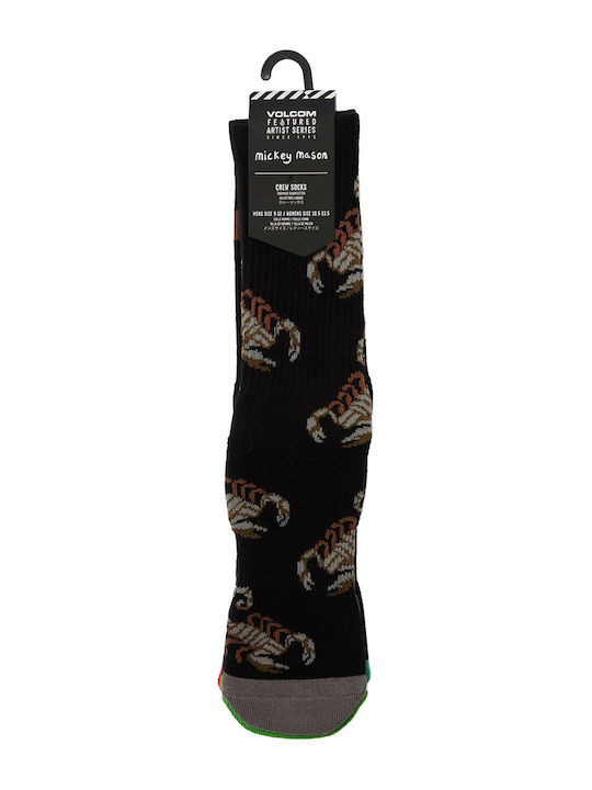 Volcom Ανδρικές Κάλτσες Μαύρες 2Pack