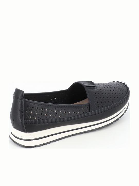 Mocasini De Damă În Culoare Neagră 197/199-5_MAURO