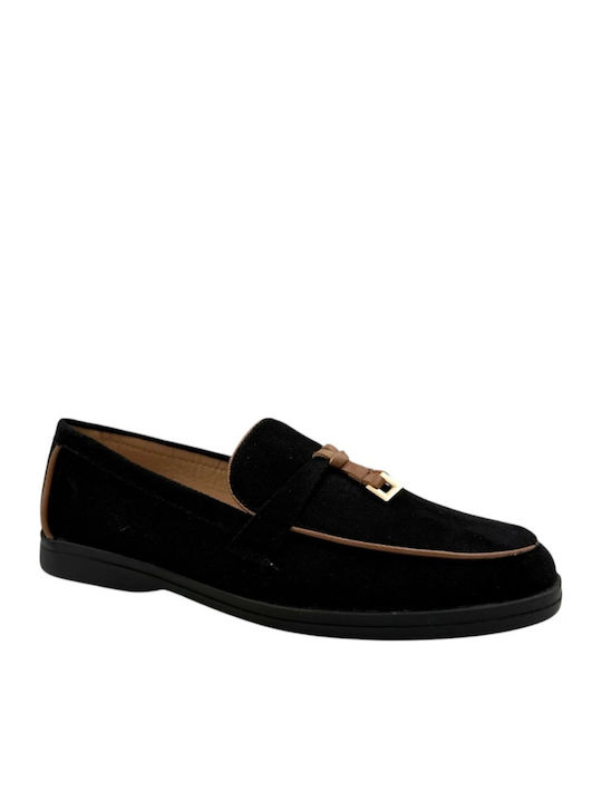 Damen Mokassins in Schwarz Farbe