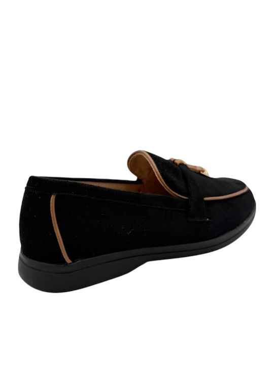 Damen Mokassins in Schwarz Farbe