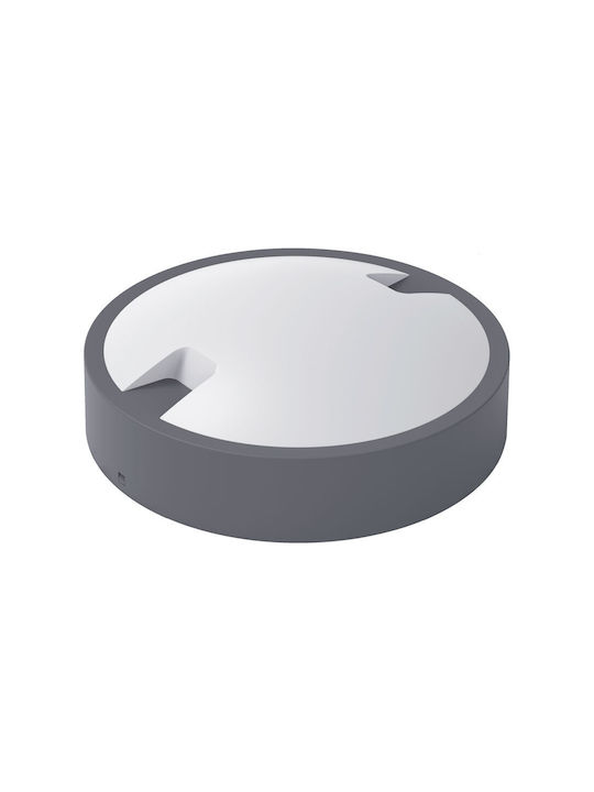 Vito Outdoor Ceiling Flush Mount with Integrated LED in Gray Color 2025640 Vito Outdoor Ceiling Flush Mount with Integrated LED in Gray Color 2025640