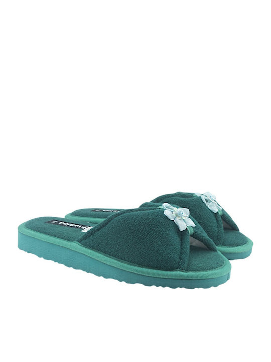 Terry Winter Women's Slippers Green