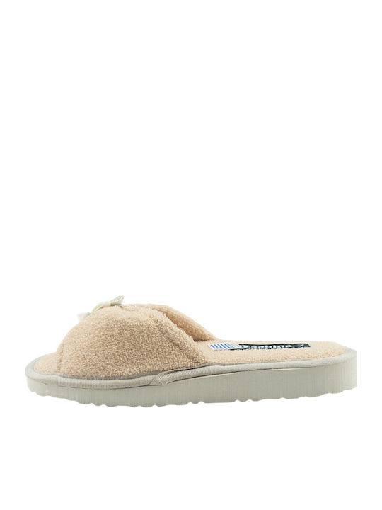 Terry Women's Winter Slippers Beige
