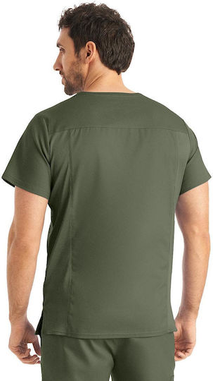 Landau Proflex Male Medical Blouse Green LT109 OLIV