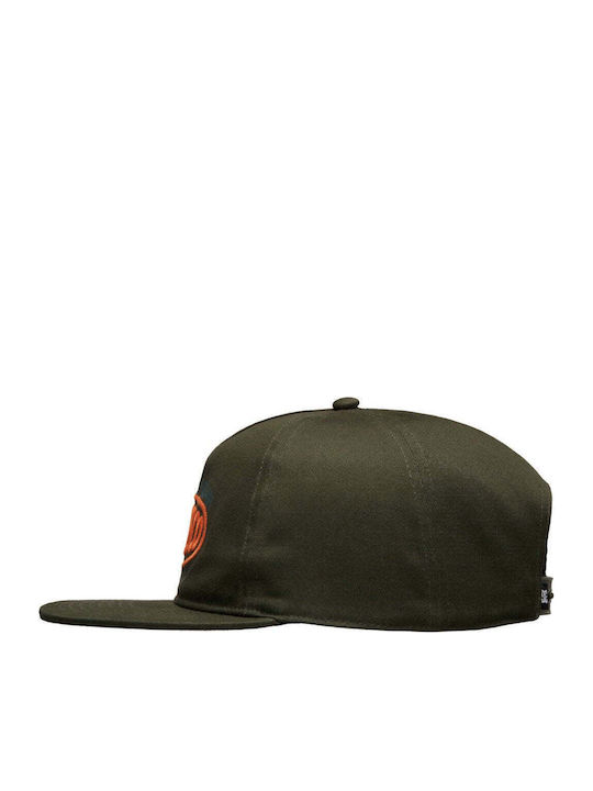 Dc Men's Circle Bound Cap Bronze Green Edyha03202-gqq0