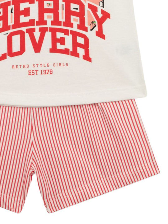 Minerva Kids Nightwear Summer Ecru Cherry Minerva Kids Nightwear Summer Ecru Cherry
