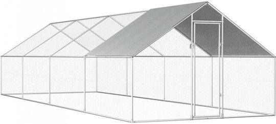 Cușcă Volieră Pentru Păsări Din Plasă De Oțel Galvanizat 600x300x195cm