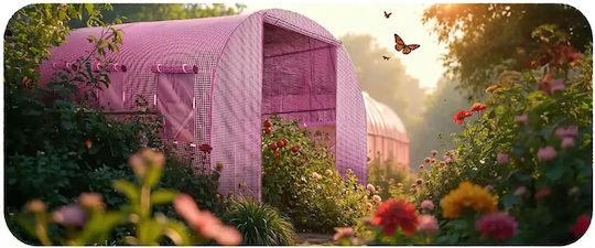 Seră De Grădină 2,5 X 4 M 10 M2 Roz Plonos