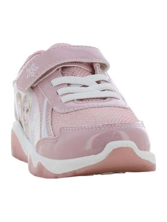 Kids Sneakers Anatomical with Scratch & Lights Pink