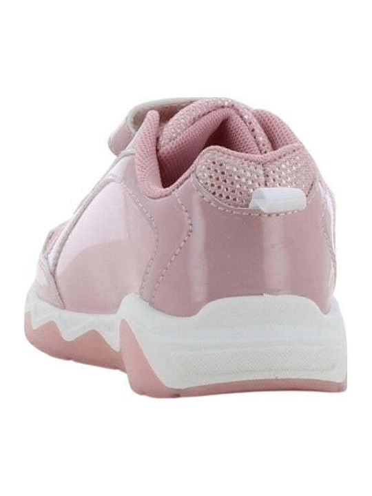 Kids Sneakers Anatomical with Scratch & Lights Pink