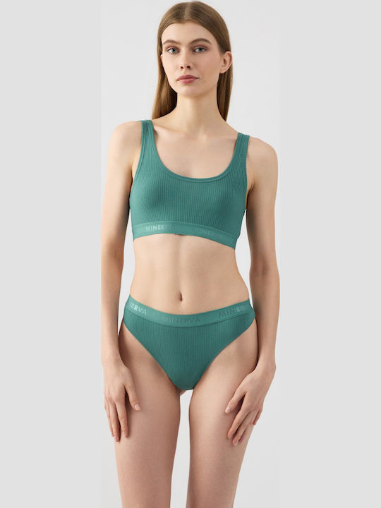 Damen-Slip Petrol Mint