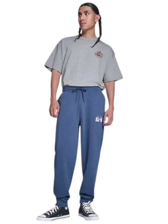 Herren-Sweatpants Mit Elastischem Blau